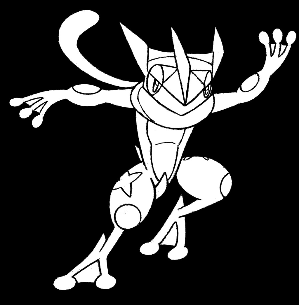 Pokemon Coloring Pages Ash Greninja Wallpaper Details - Ash Greninja Pokemon Coloring , HD Wallpaper & Backgrounds