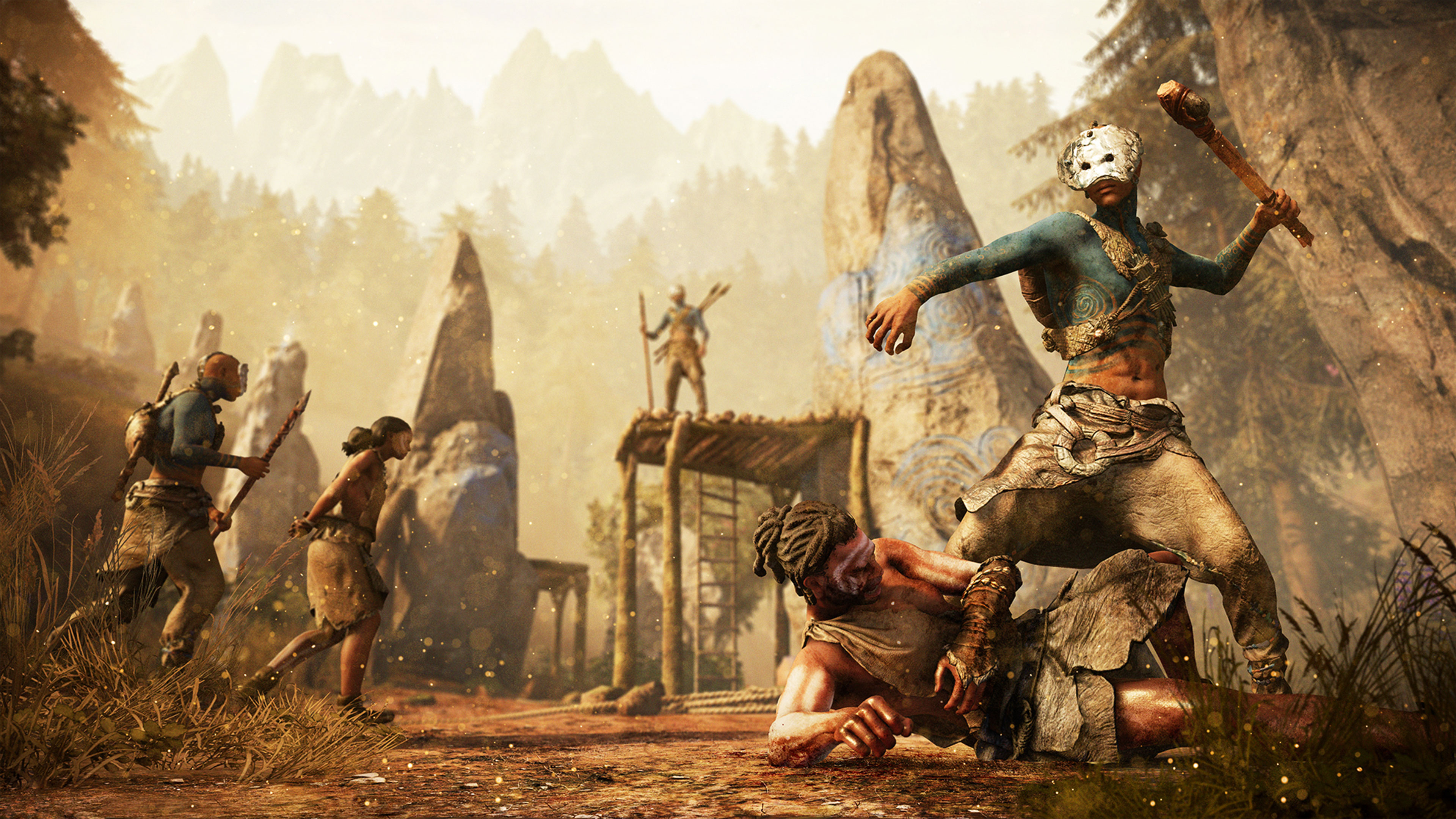 Far Cry Primal 4k Wallpaper - Far Cry Primal In Game , HD Wallpaper & Backgrounds