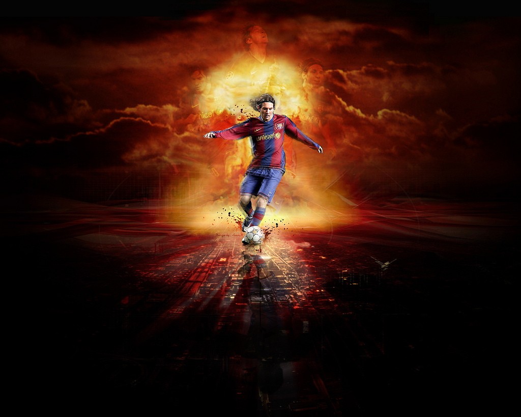 Great Lionel Messi Wallpaper Keren Fc Barcelona Wallpaper - Lionel Messi 2010 , HD Wallpaper & Backgrounds