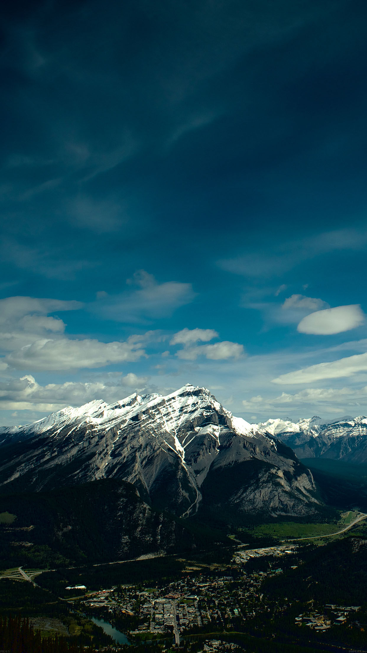 Canada Mountain Snow High Nature Android Wallpaper - Tunnel Mountain , HD Wallpaper & Backgrounds