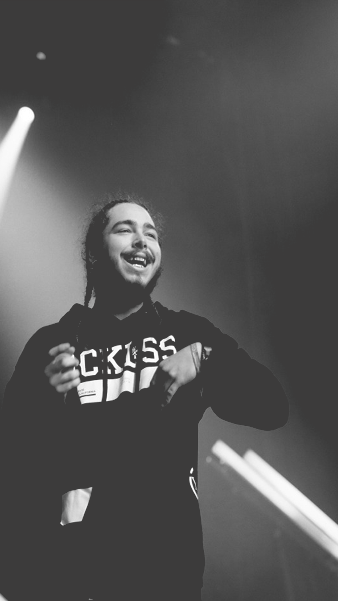 Lockscreens - Post Malone Black And White , HD Wallpaper & Backgrounds