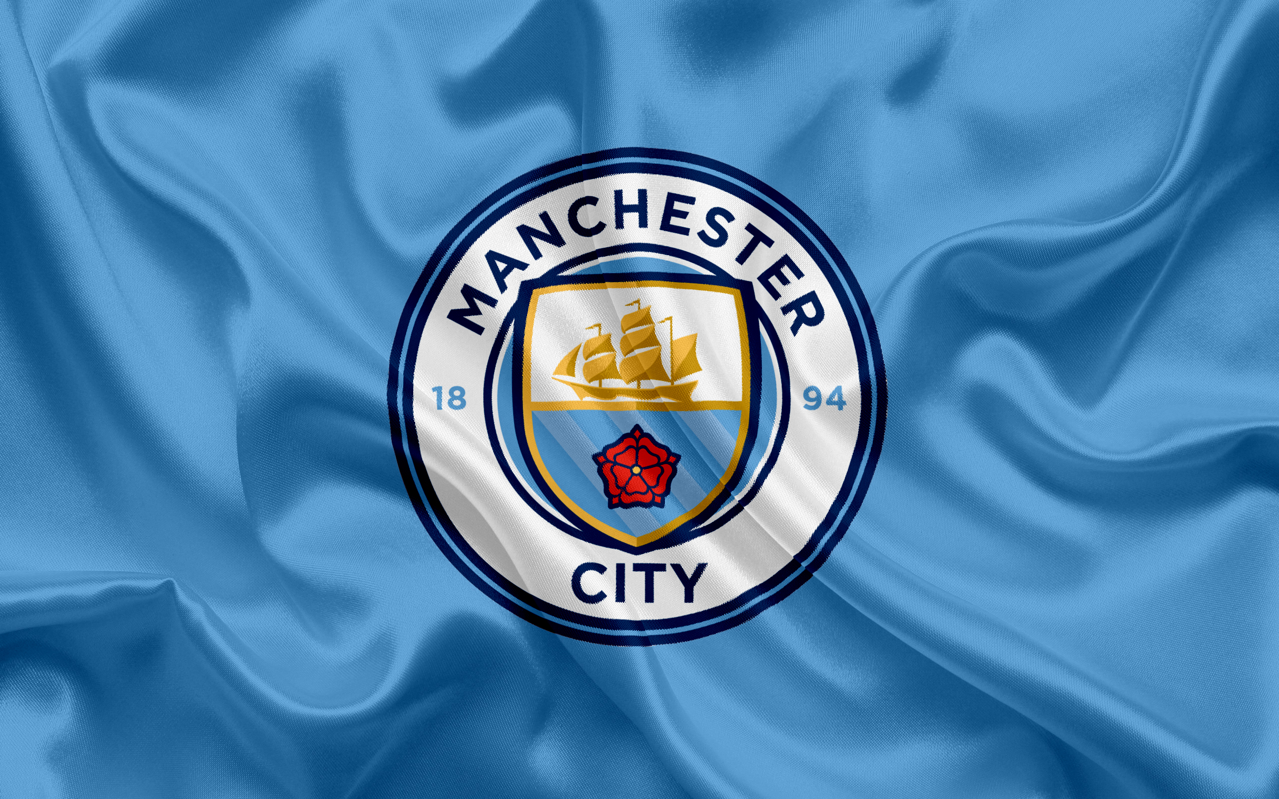 Manchester City Logo - Manchester City Logo Blue Background , HD Wallpaper & Backgrounds