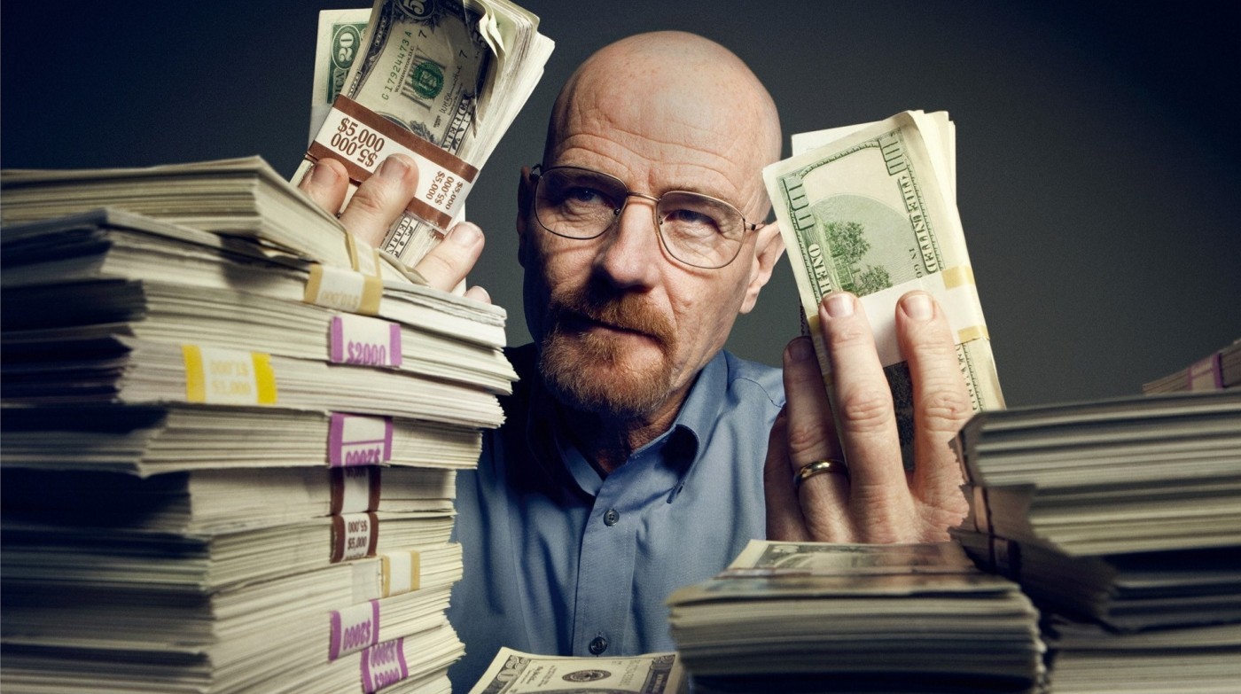 Breaking Bad, Walter White, Dollars, Heisenberg, Tv - Walter White Money , HD Wallpaper & Backgrounds