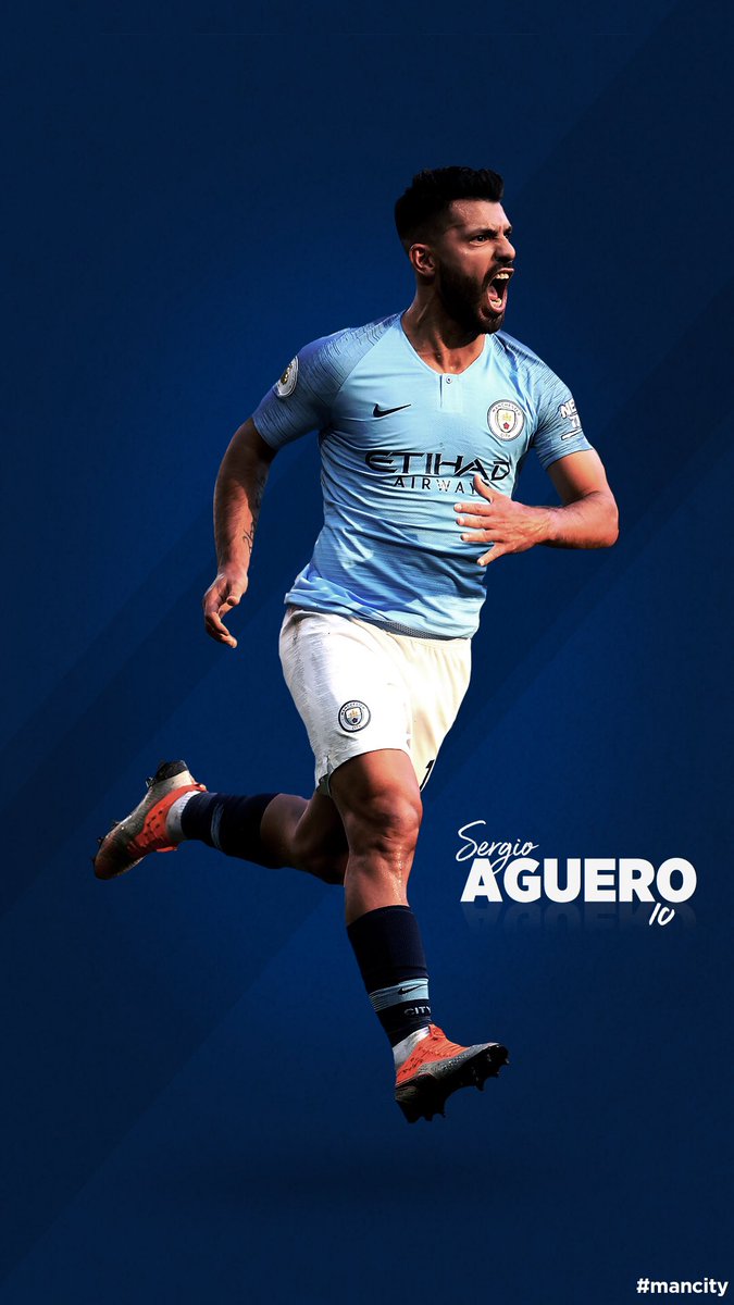 Manchester Cityverified Account - Aguero Wallpaper Iphone 2018 , HD Wallpaper & Backgrounds