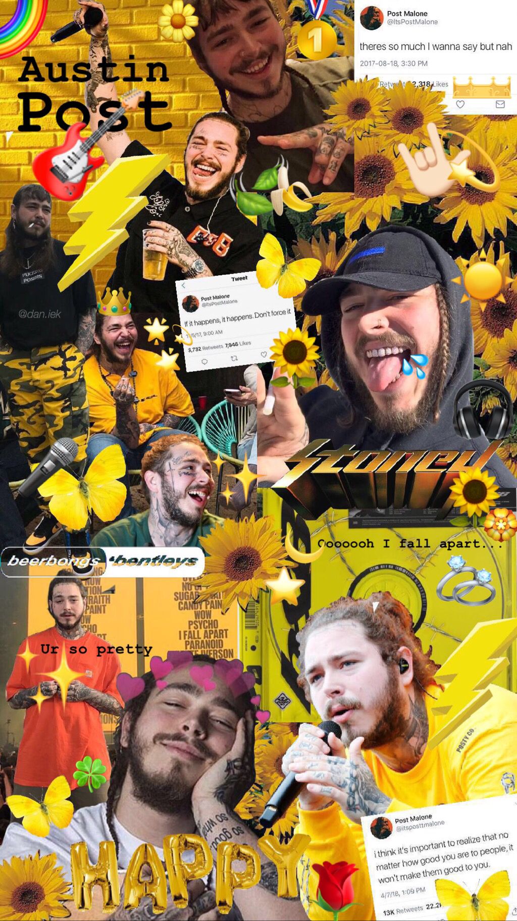 Post Malone Quotes, Famous - Post Malone Wallpaper Aesthetic , HD Wallpaper & Backgrounds