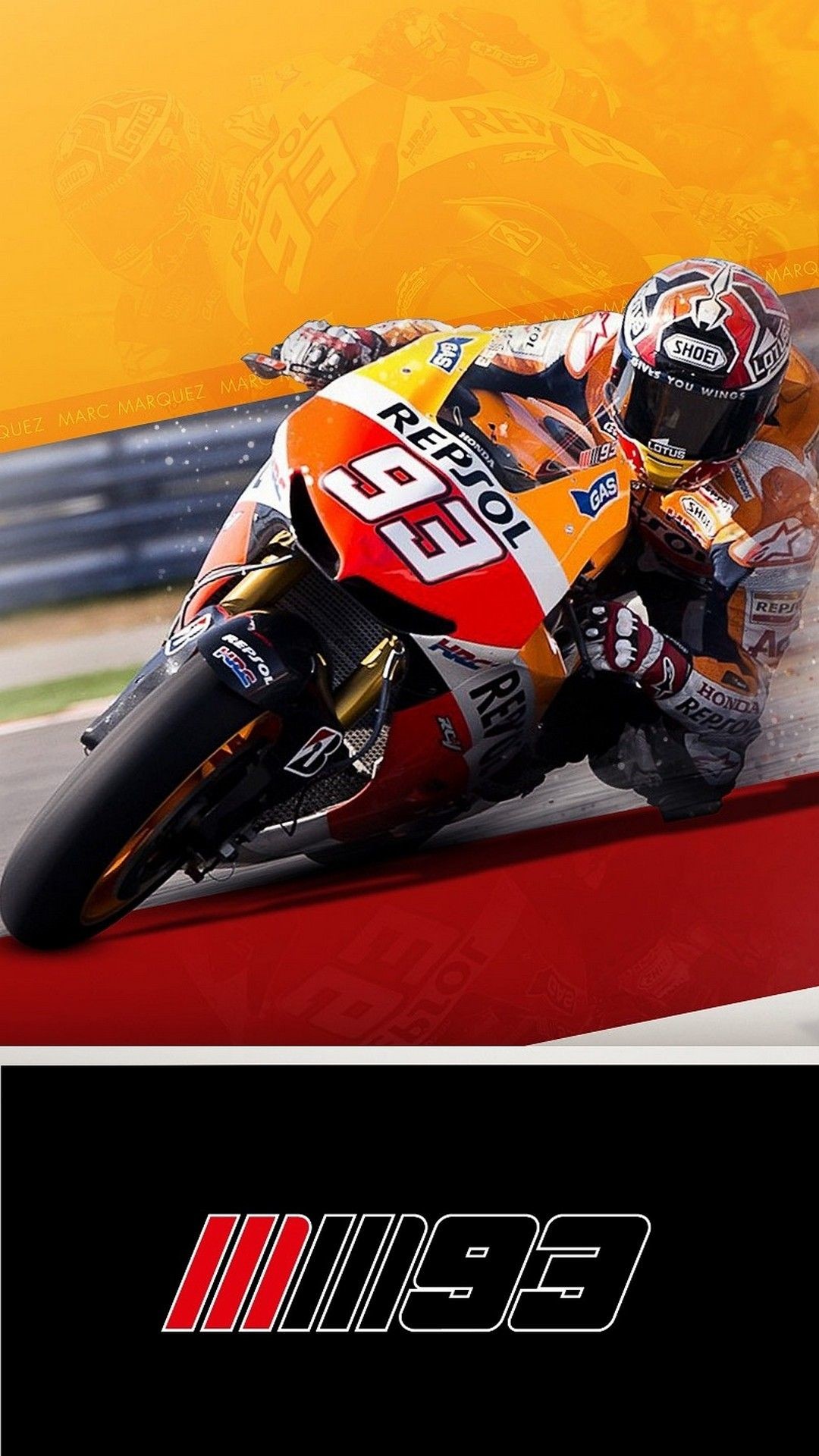 Valentino Rossi Sport Hd Desktop Wallpaper, Motogp - Marc Marquez 93 Hd , HD Wallpaper & Backgrounds