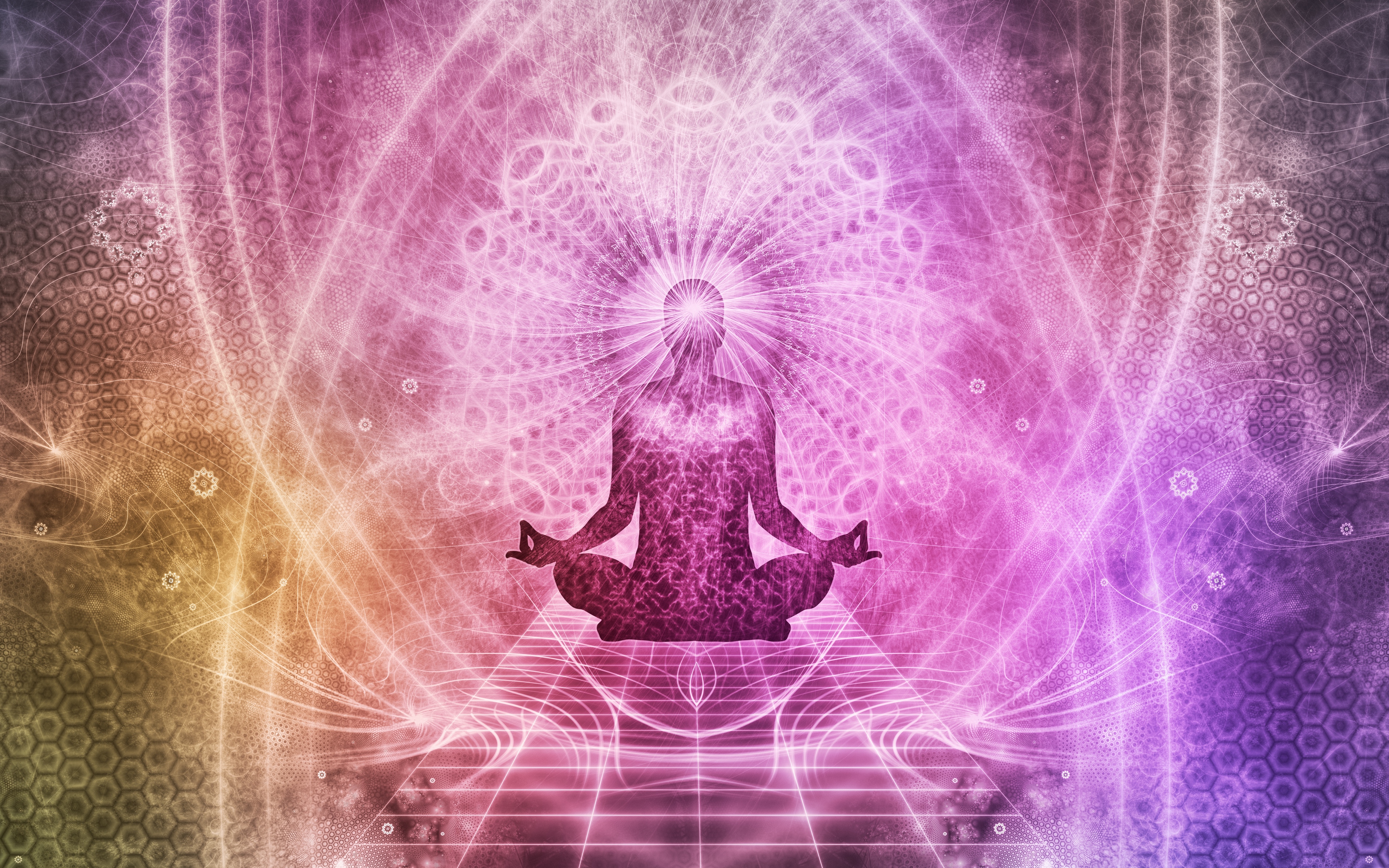 Wallpaper Meditation, Chakra, Aura, Lotus, Yoga, Energy, - Yoga , HD Wallpaper & Backgrounds