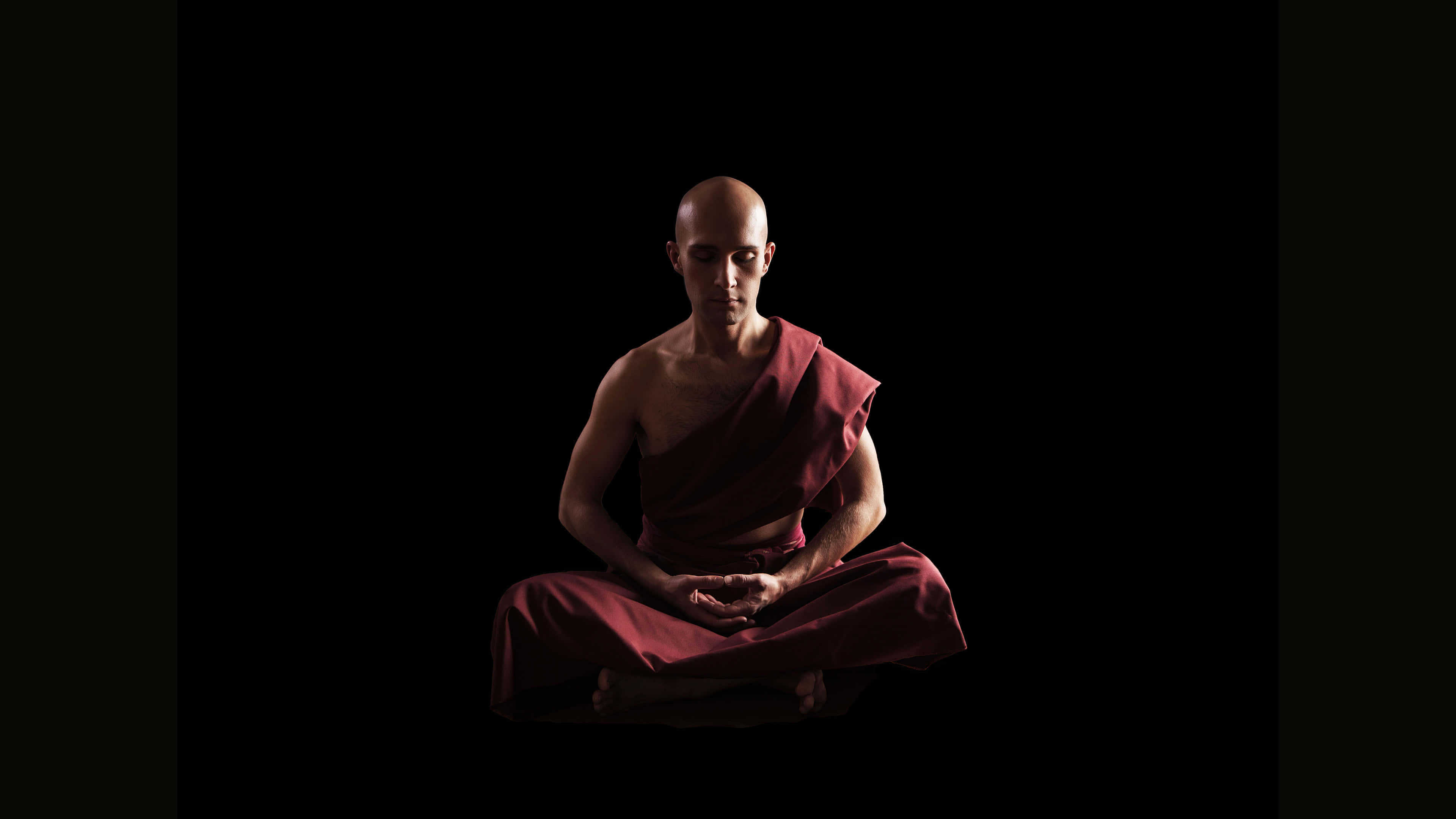 Buddhist Monk Meditating Uhd 4k Wallpaper - Spiritual Monk , HD Wallpaper & Backgrounds