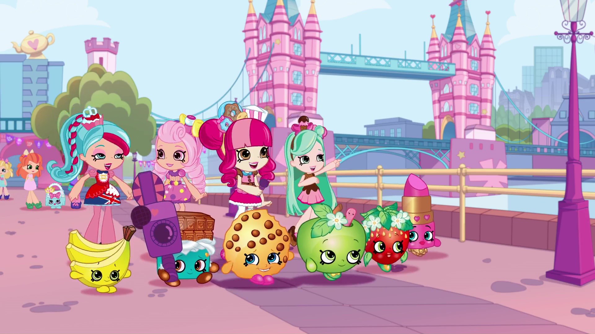 Shopkin Wallpaper - Shopkins World Vacation Movie , HD Wallpaper & Backgrounds