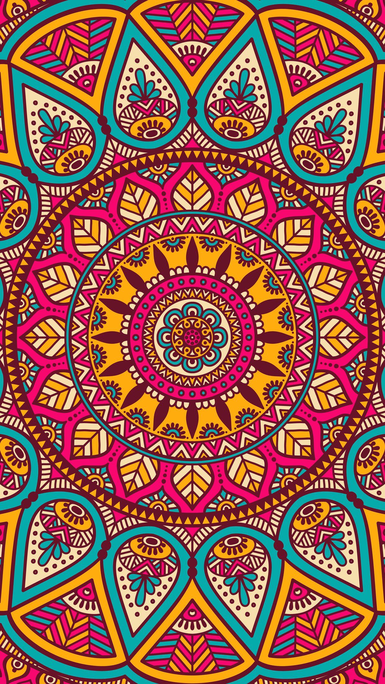 #patterns #mandalas - Mandala Wallpaper For Iphone , HD Wallpaper & Backgrounds