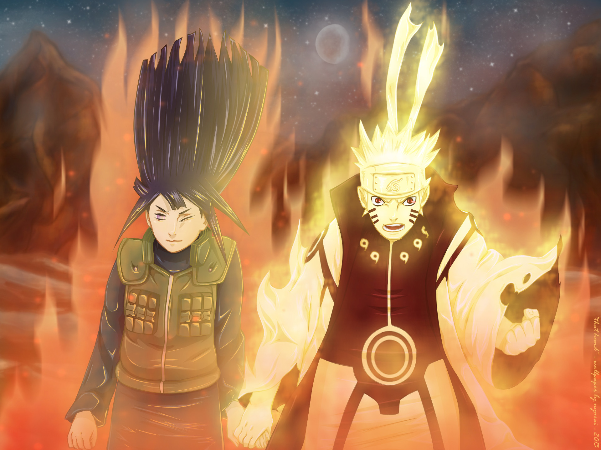 Download - Naruto And Hinata Render , HD Wallpaper & Backgrounds