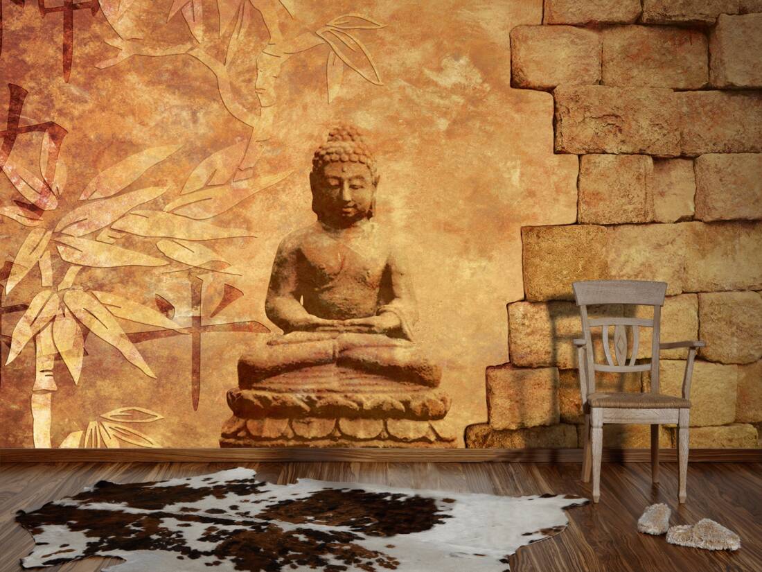 Livingwalls Photo Wallpaper Buddha In Meditation - Creation Обои 8550 60 , HD Wallpaper & Backgrounds