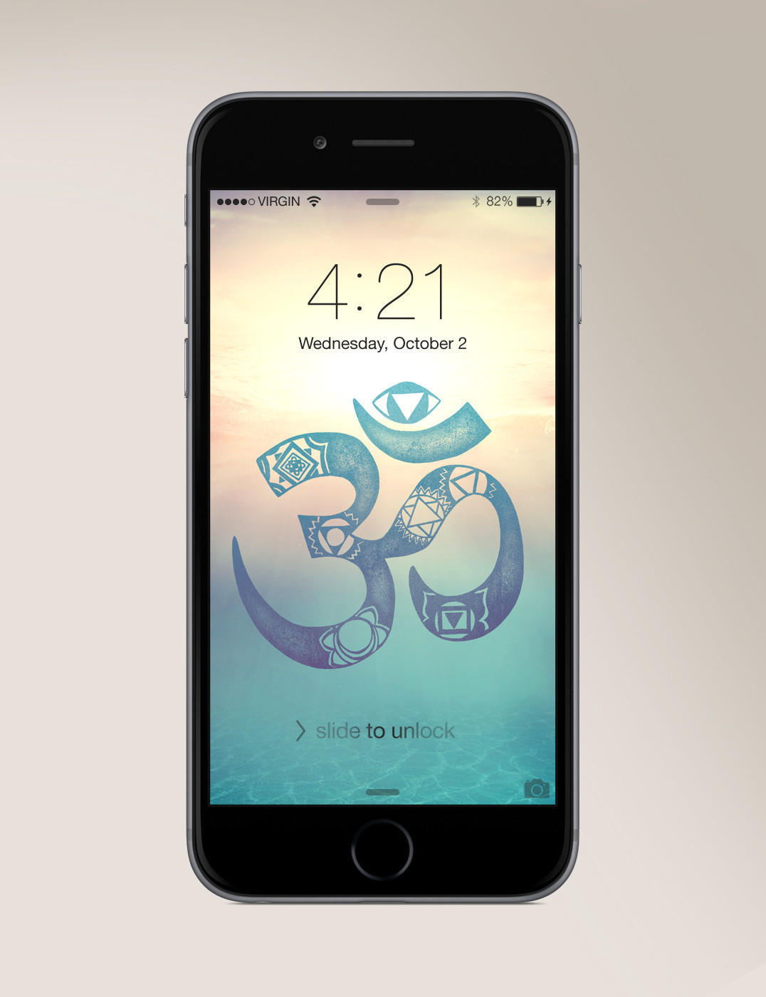 Chakra Om Iphone/android Wallpaper - Sivanaspirit , HD Wallpaper & Backgrounds