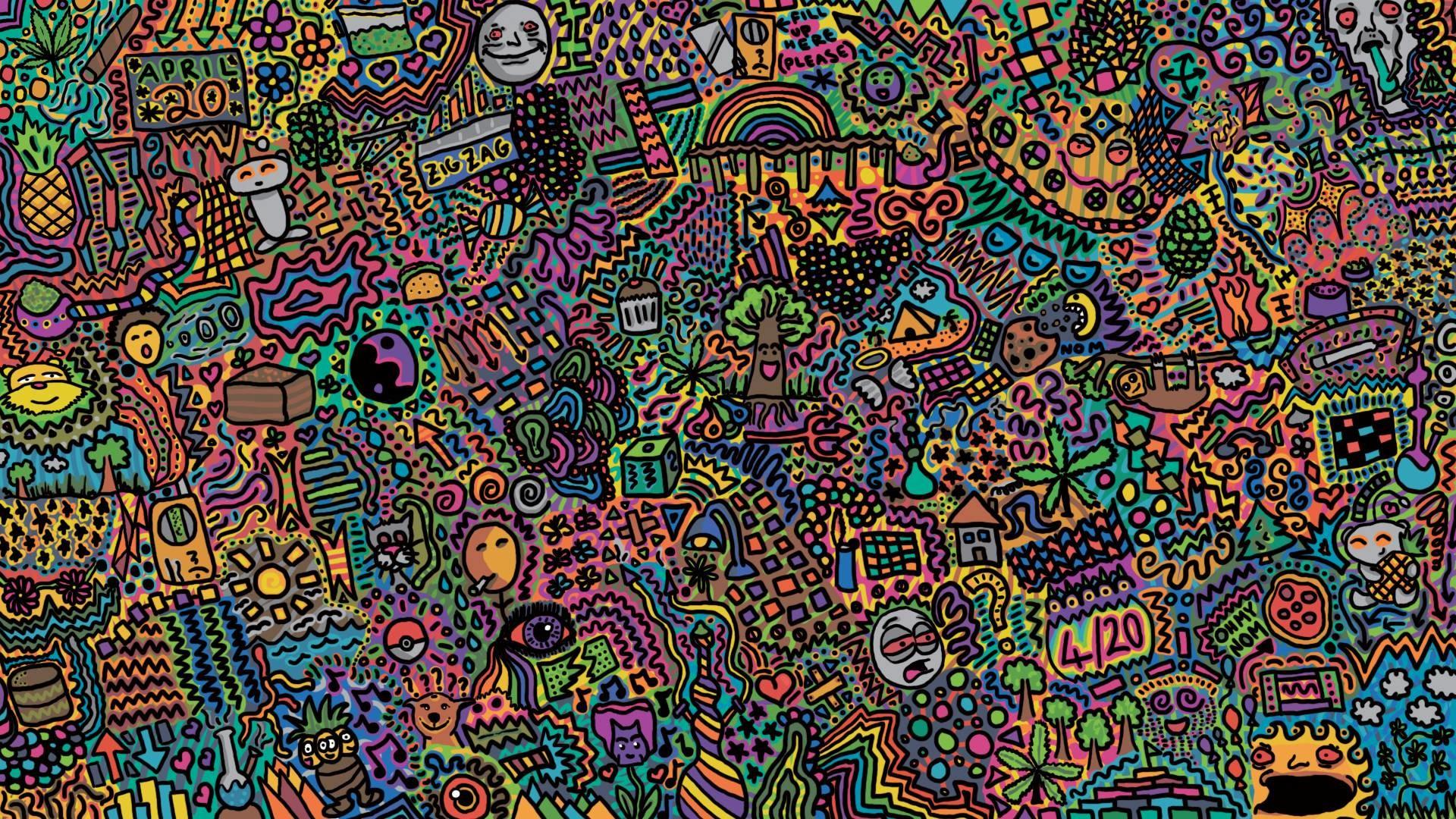 Mandalas - Psychedelic Minimalist Wallpaper Hd , HD Wallpaper & Backgrounds