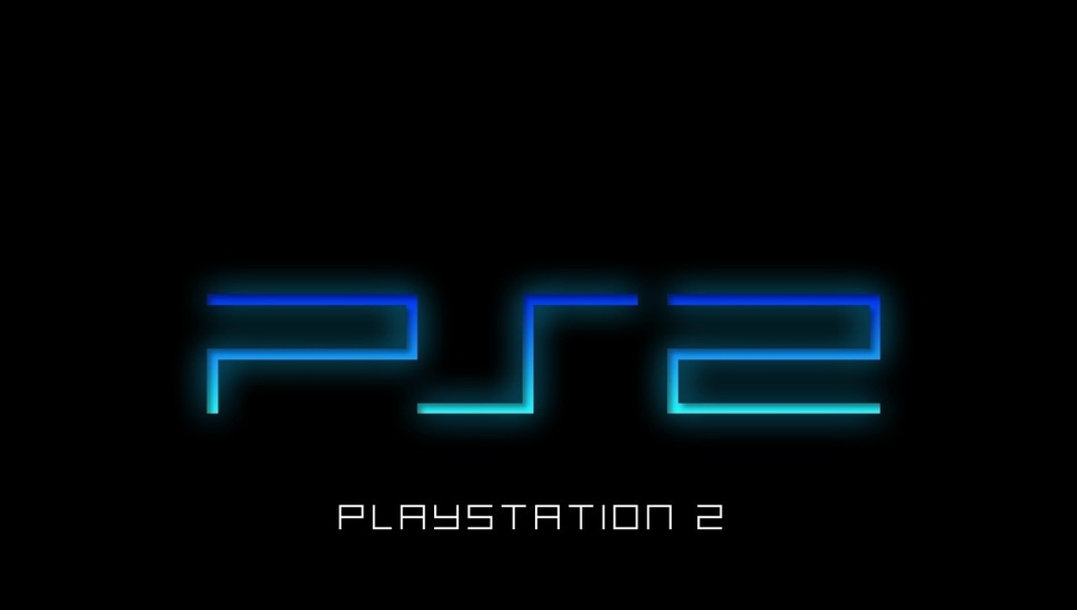 Labels, Black Background, Playstation 2, Ps 2, Art, - Logo Sony Playstation 2 , HD Wallpaper & Backgrounds