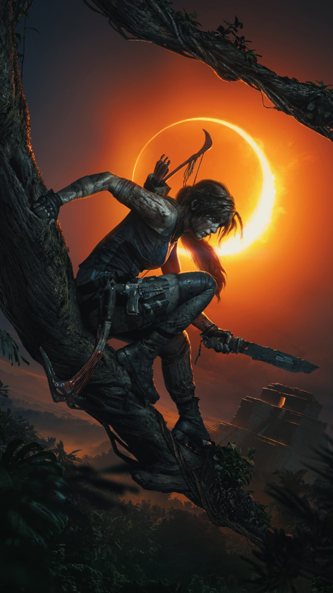 Shadow Of The Tomb Raider Ps 4 Game Hd Mobile Wallpaper - Poster For Tomb Raider Games , HD Wallpaper & Backgrounds