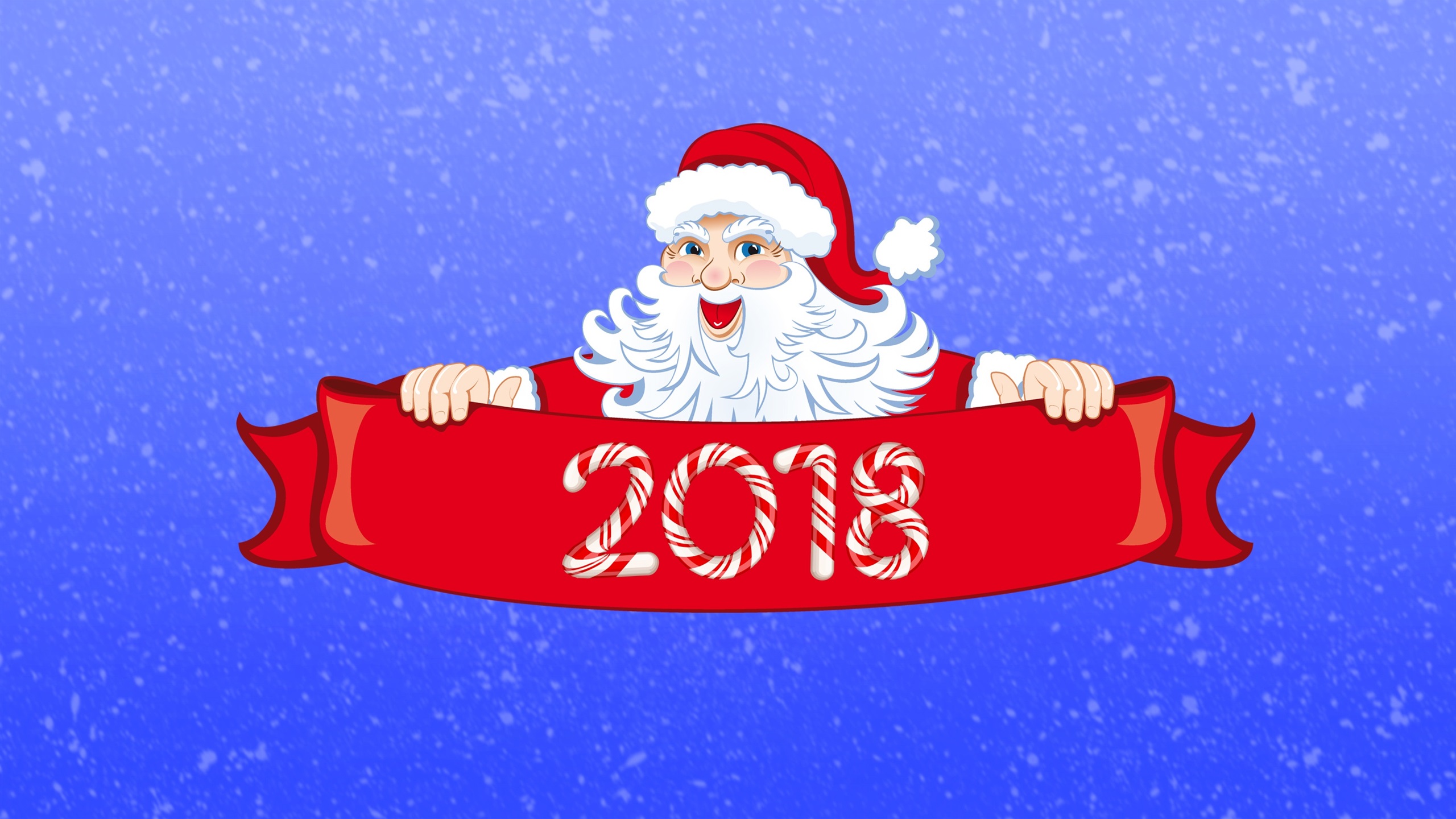Wallpaper Merry Christmas 2018, New Year, Santa Claus - Santa Claus Christmas 2018 , HD Wallpaper & Backgrounds