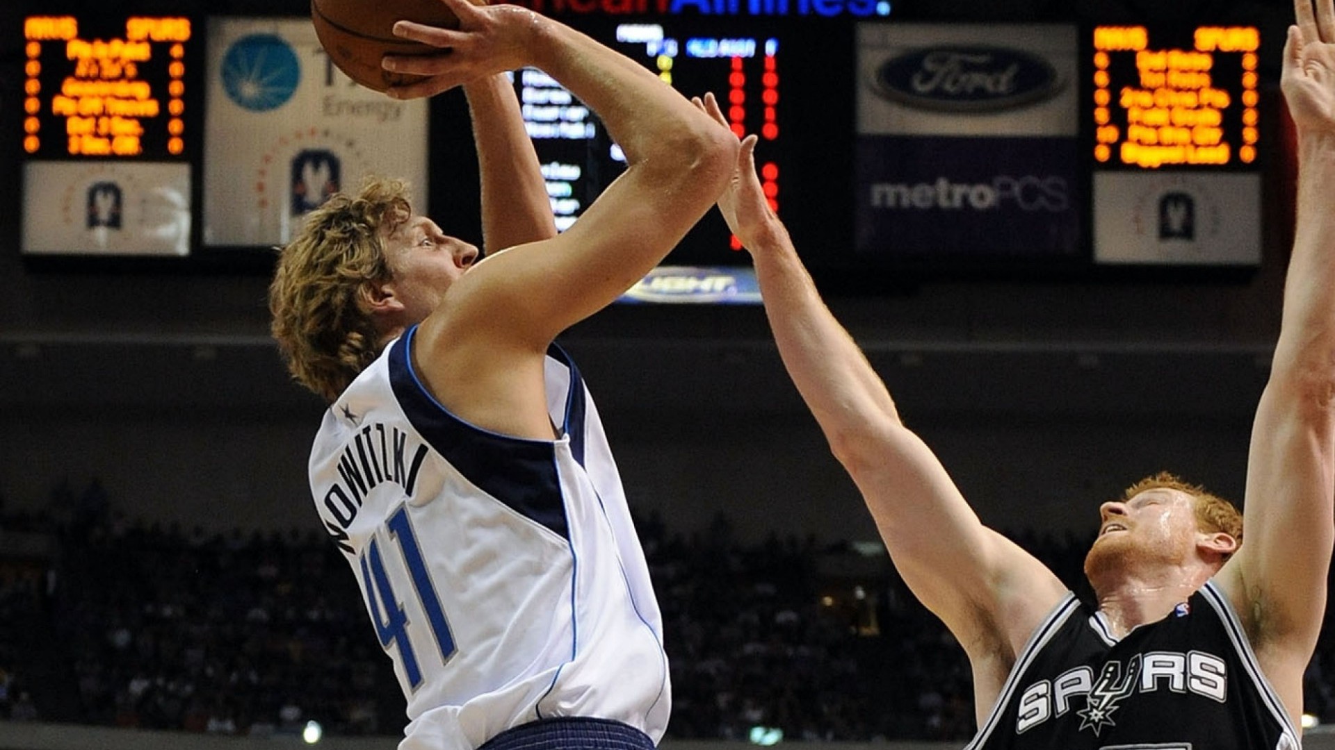 Basketball San Antonio Spurs - Dirk Nowitzki , HD Wallpaper & Backgrounds