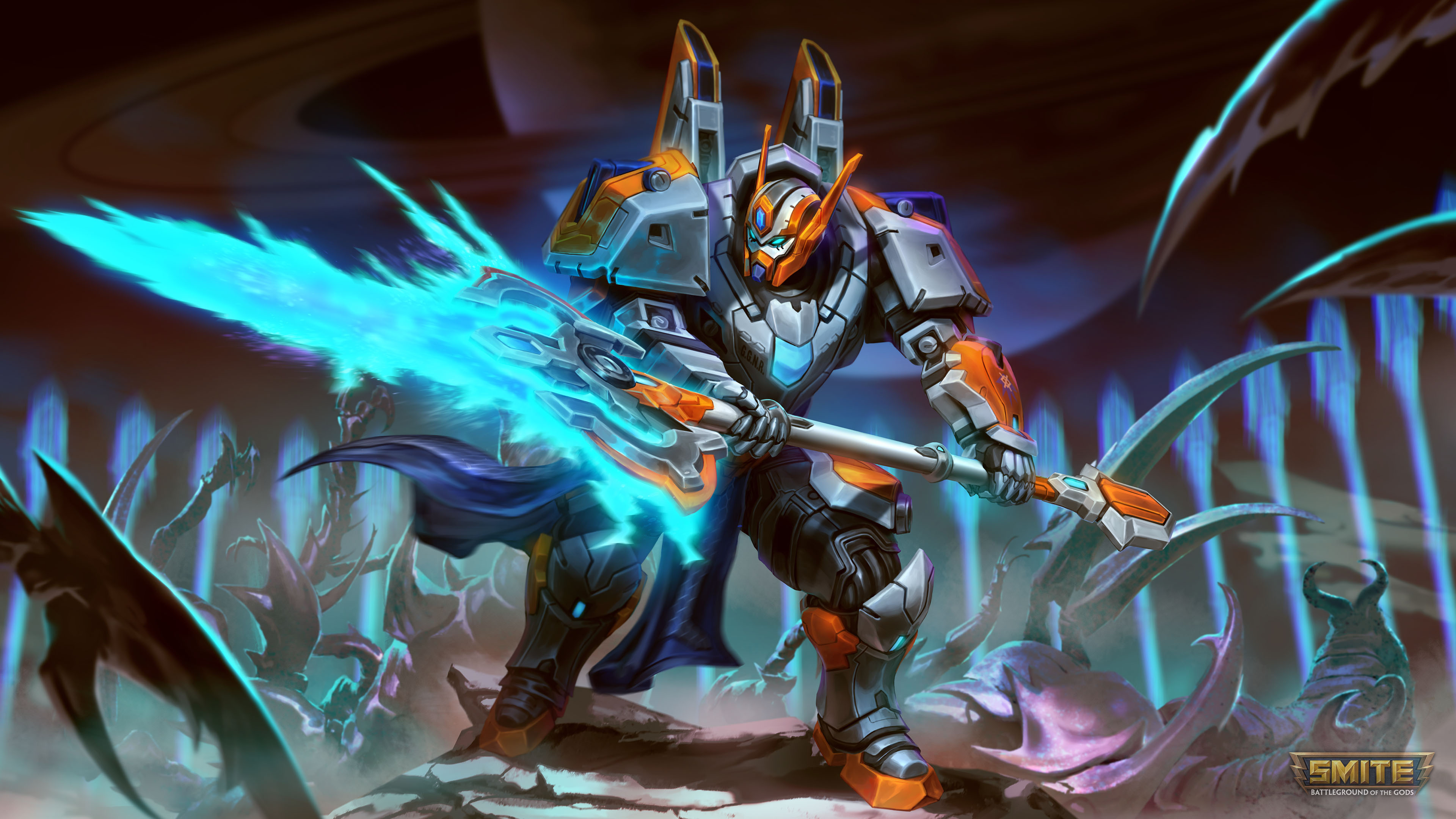 Omni Tech Odin Smite 4k - Omni Tech Odin Smite , HD Wallpaper & Backgrounds