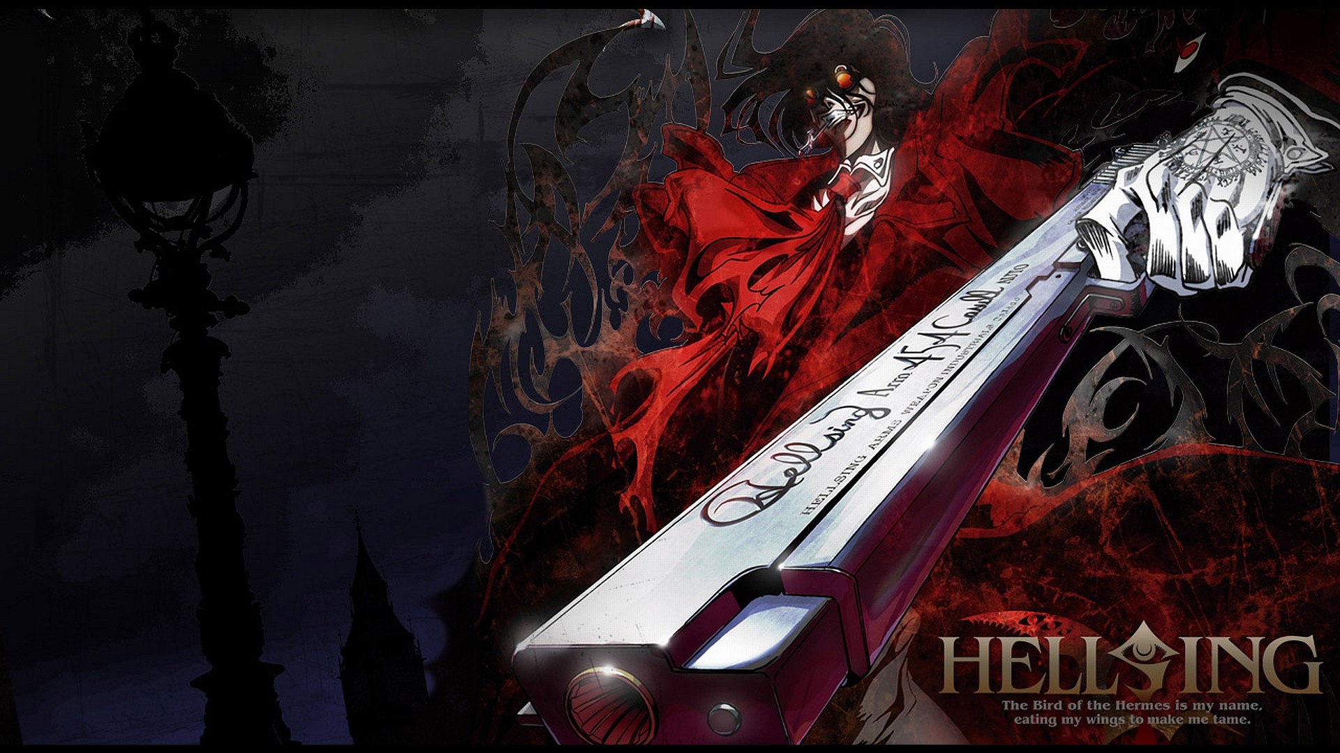 #pistol, #vampires, #hellsing, #alucard, Wallpaper - Hellsing Ultimate , HD Wallpaper & Backgrounds