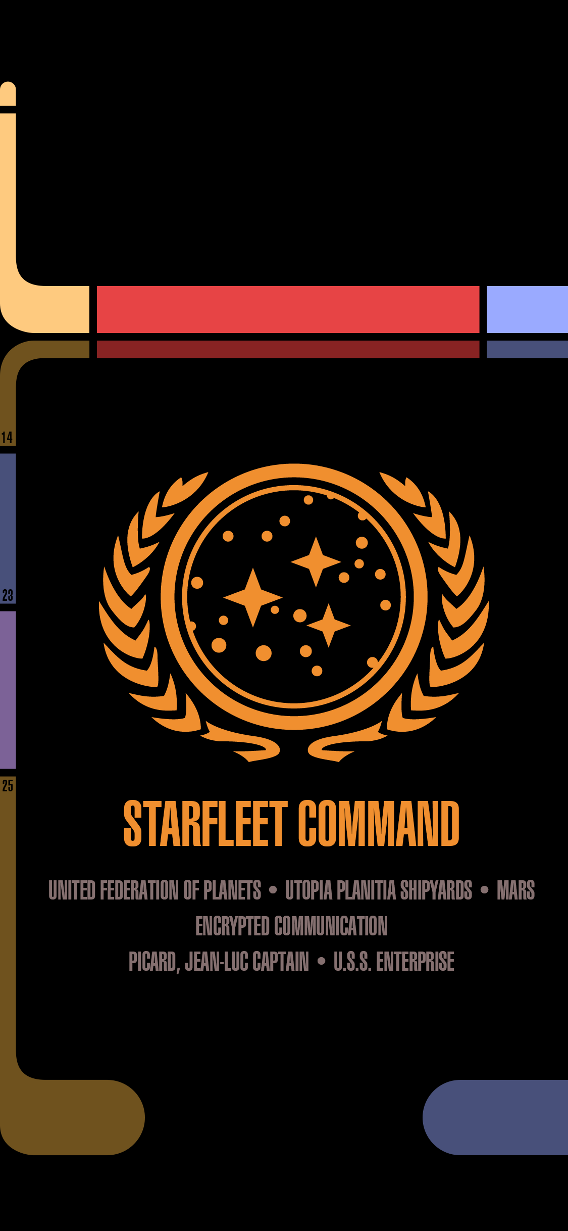 Lcars Star Trek Wallpaper Iphone , HD Wallpaper & Backgrounds
