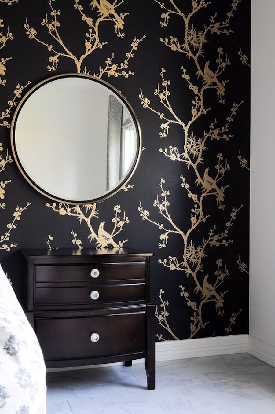 Black Wallpaper Bedroom Ideas , HD Wallpaper & Backgrounds