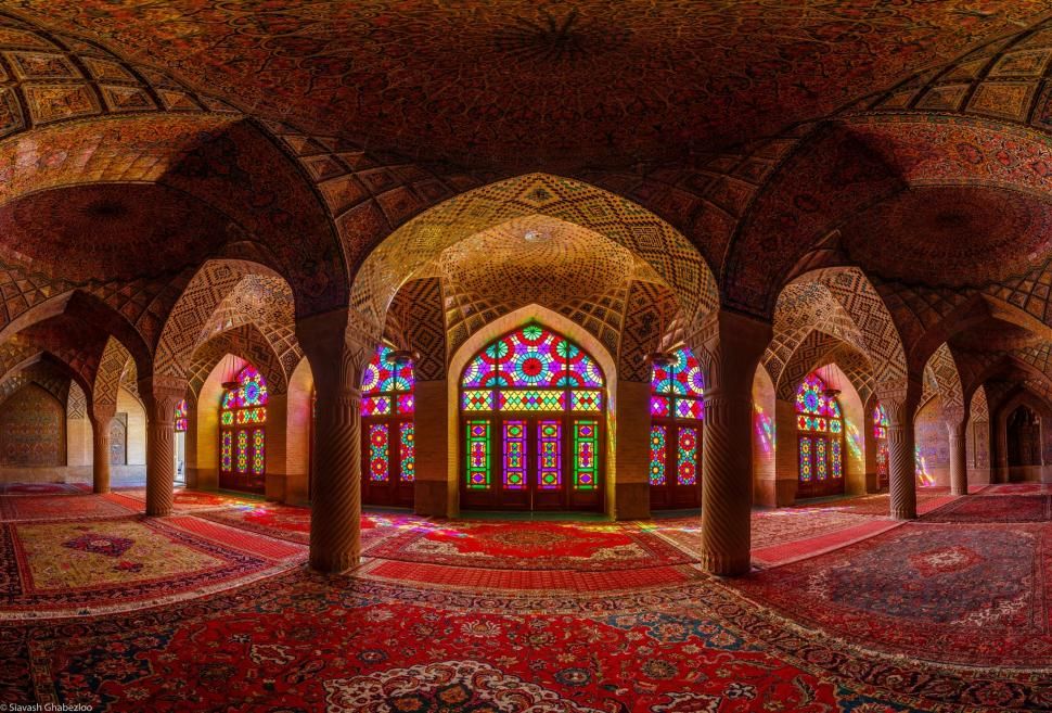 Nasir Al Mulk Mosque Hd , HD Wallpaper & Backgrounds