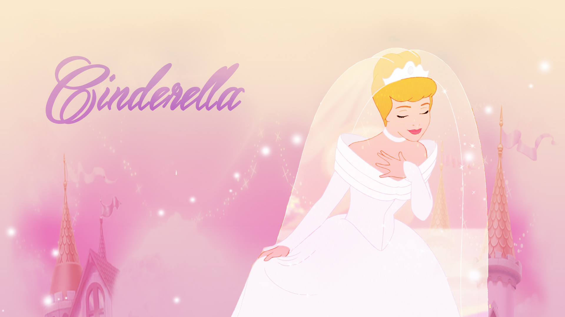 Cinderella Wallpaper - Illustration , HD Wallpaper & Backgrounds