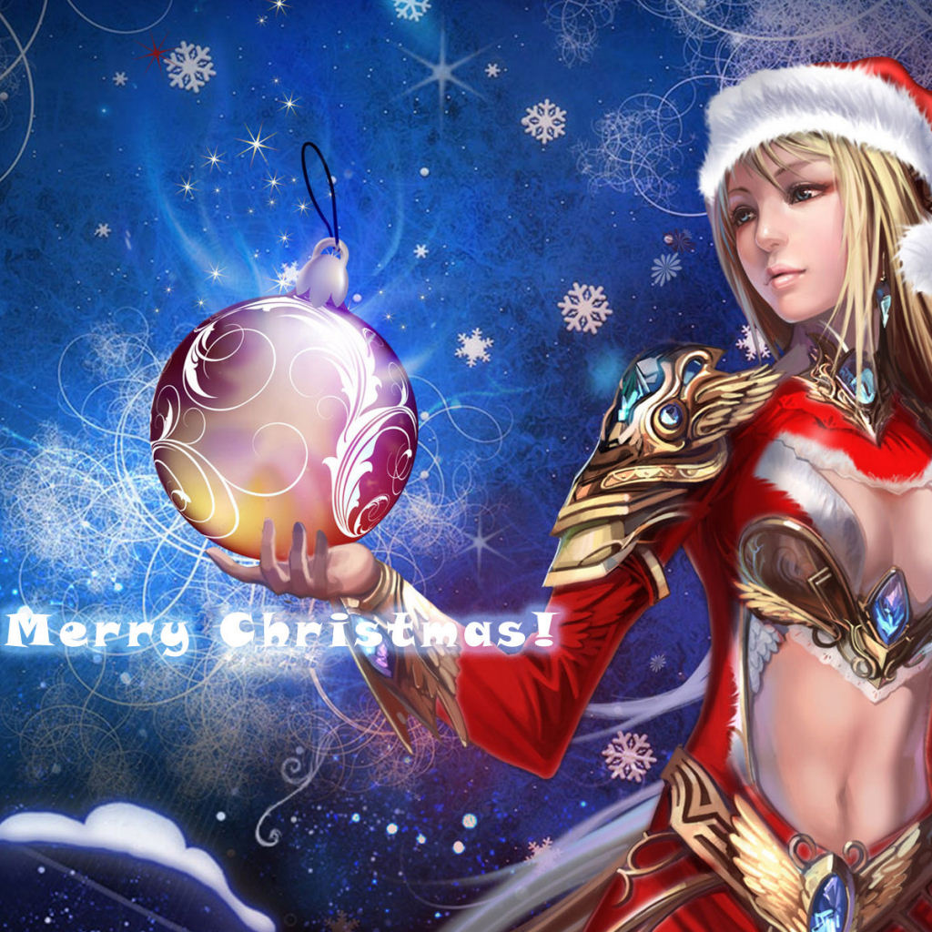 Ic3d Ipad Wallpaper - Christmas Fantasy Girls Sexy , HD Wallpaper & Backgrounds