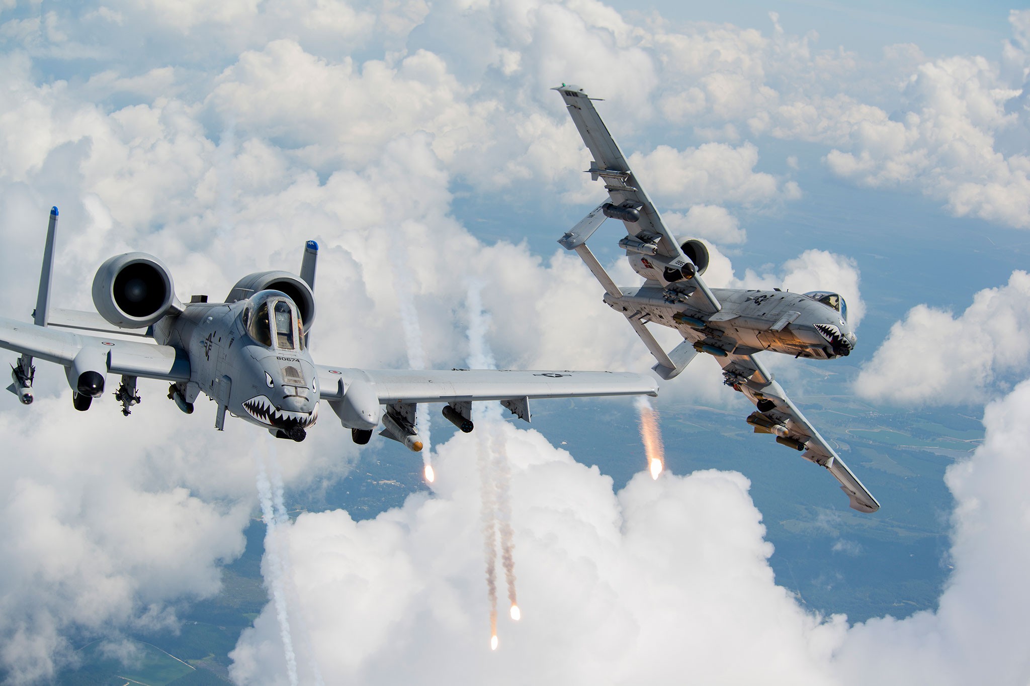 #usa, #military, #fairchild Republic A-10 Thunderbolt - A10 Warthog , HD Wallpaper & Backgrounds
