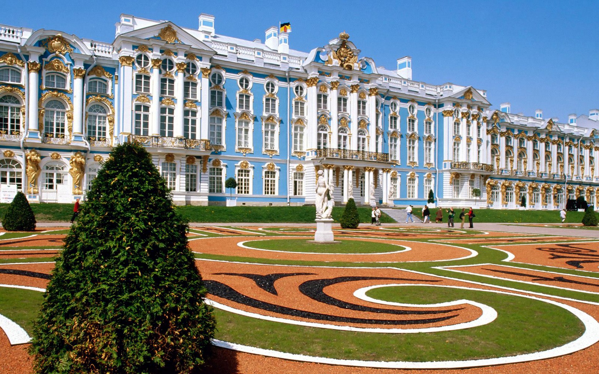 Beautiful Catherine Palace In Russia Hd Wallpaper - Catherine Palace , HD Wallpaper & Backgrounds