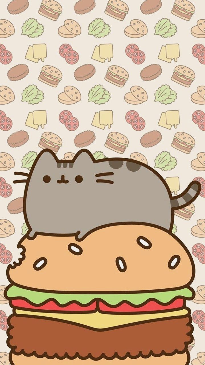 Cute Food Wallpaper Hd ✓ Fitrini S Wallpaper 
 Data-src - Fondos De Pantalla Pusheen Cat , HD Wallpaper & Backgrounds
