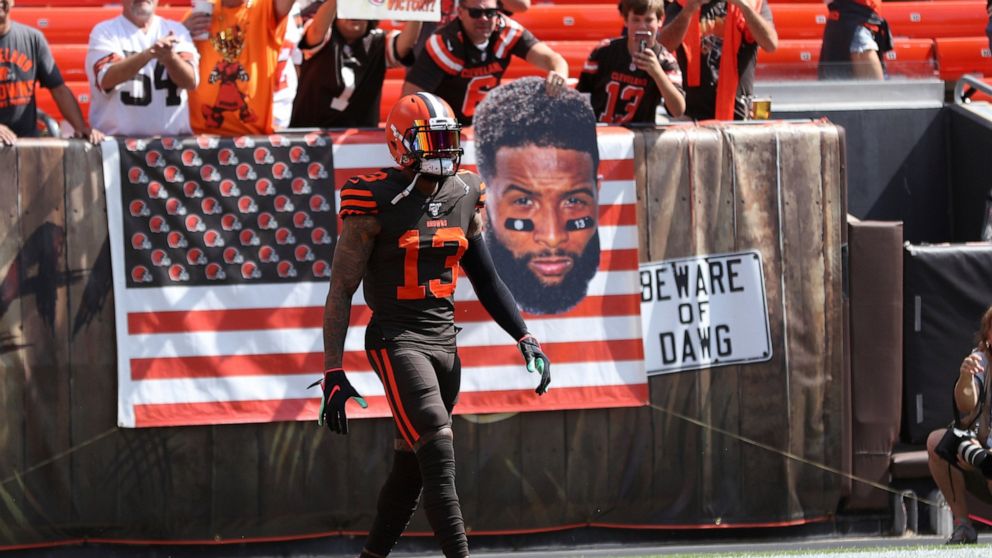 Nfl Wallpaper Odell Beckham Jr Wallpaper Browns - Obj Cleveland Odell Beckham Browns 2608706 Hd Wallpaper Backgrounds Download
