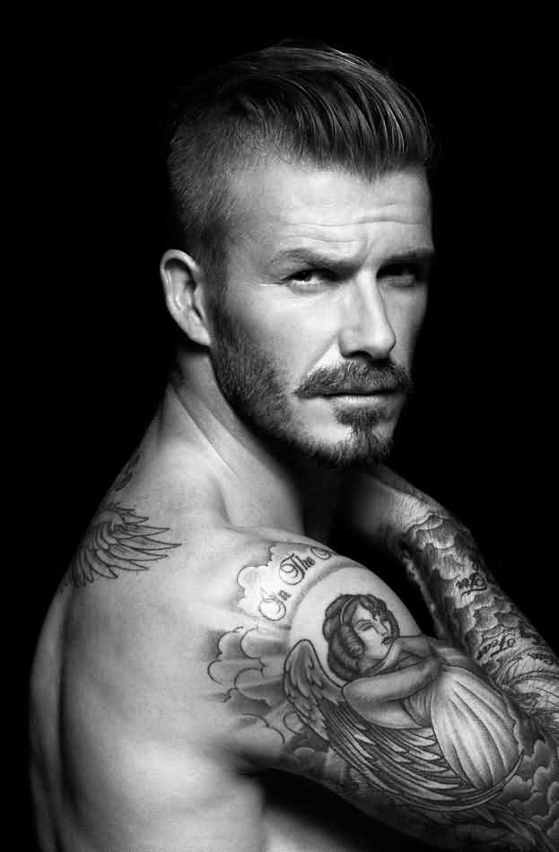 David Beckham Tattoo002 - David Beckham Body Tattoo , HD Wallpaper & Backgrounds