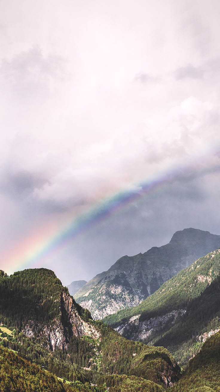 Nature Iphone Wallpapers Xs By Preppy Wallpapers - Natural Rainbow Scenery , HD Wallpaper & Backgrounds