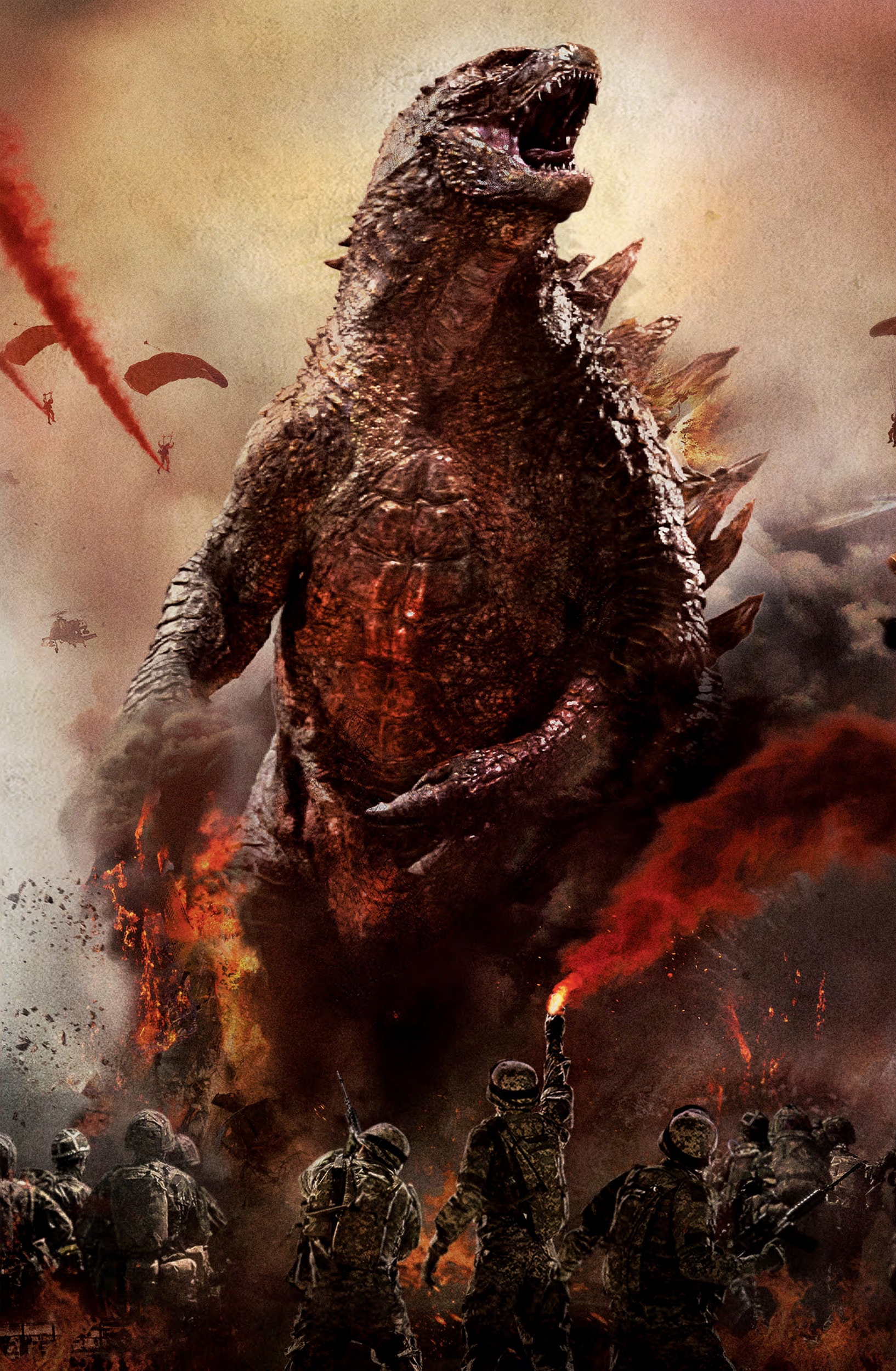 Godzilla 2014 For Mobile - Godzilla 2014 , HD Wallpaper & Backgrounds
