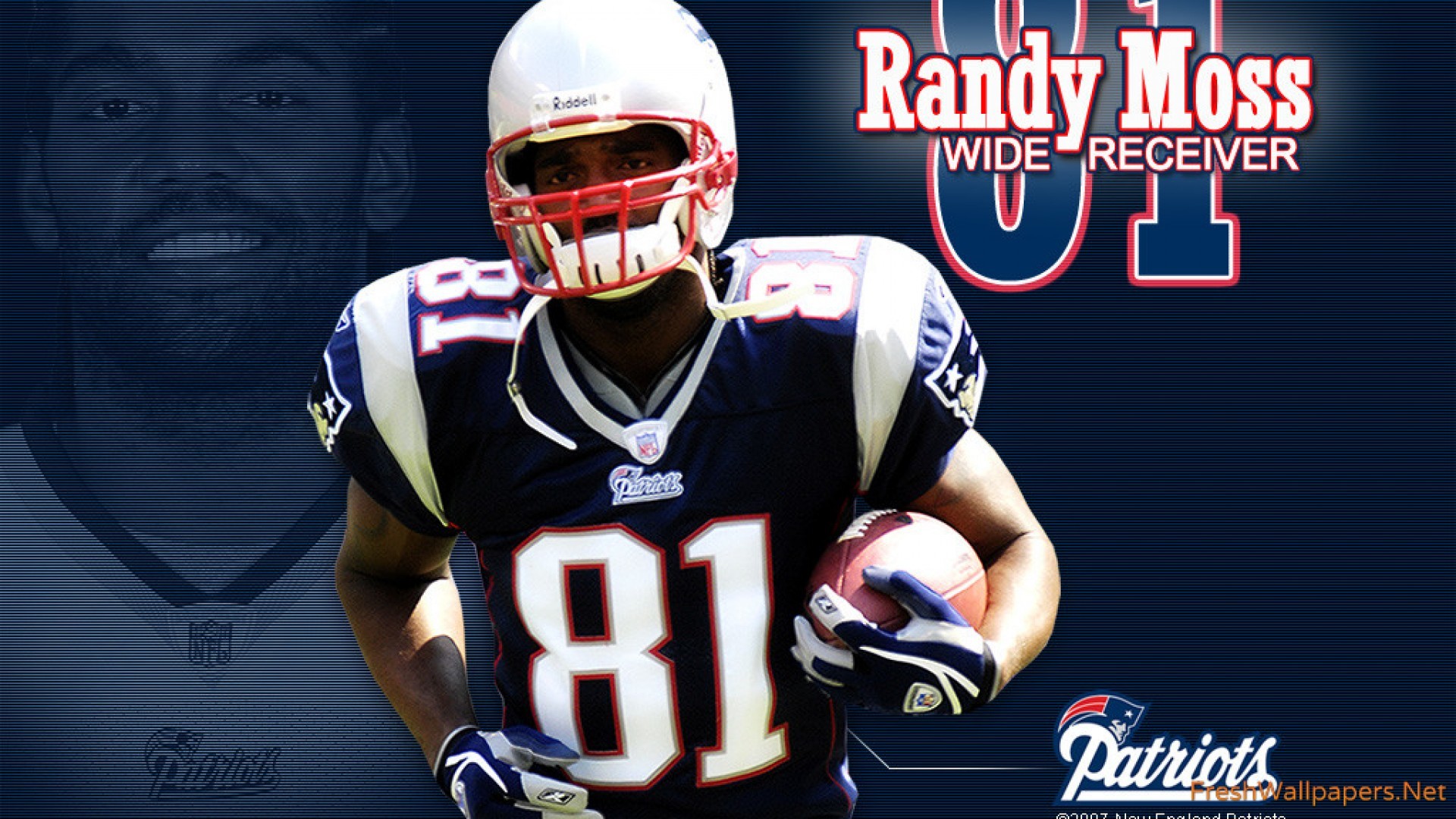 1920x1080, Randy Moss Patriots Wallpaper - Randy Moss Wallpaper Patriots , HD Wallpaper & Backgrounds