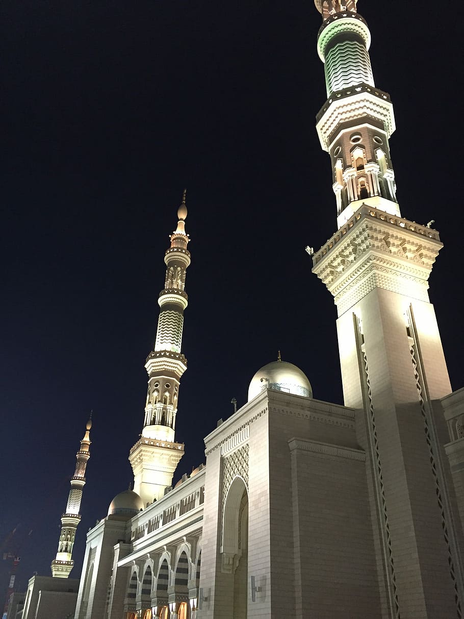 Mosque, Holy, Shrine, Madina, Holy Shrine, Architecture, - Al-masjid Al-nabawi , HD Wallpaper & Backgrounds