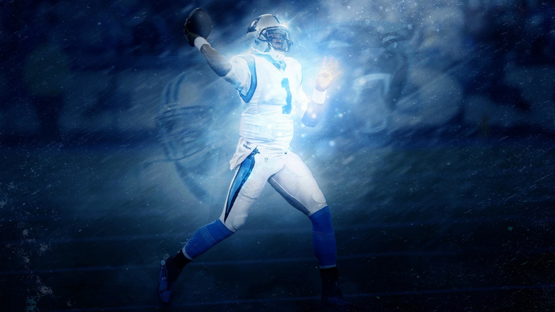 Carolina Panthers Nfl Mac Backgrounds With High-resolution - Kick Up A Soccer Ball , HD Wallpaper & Backgrounds