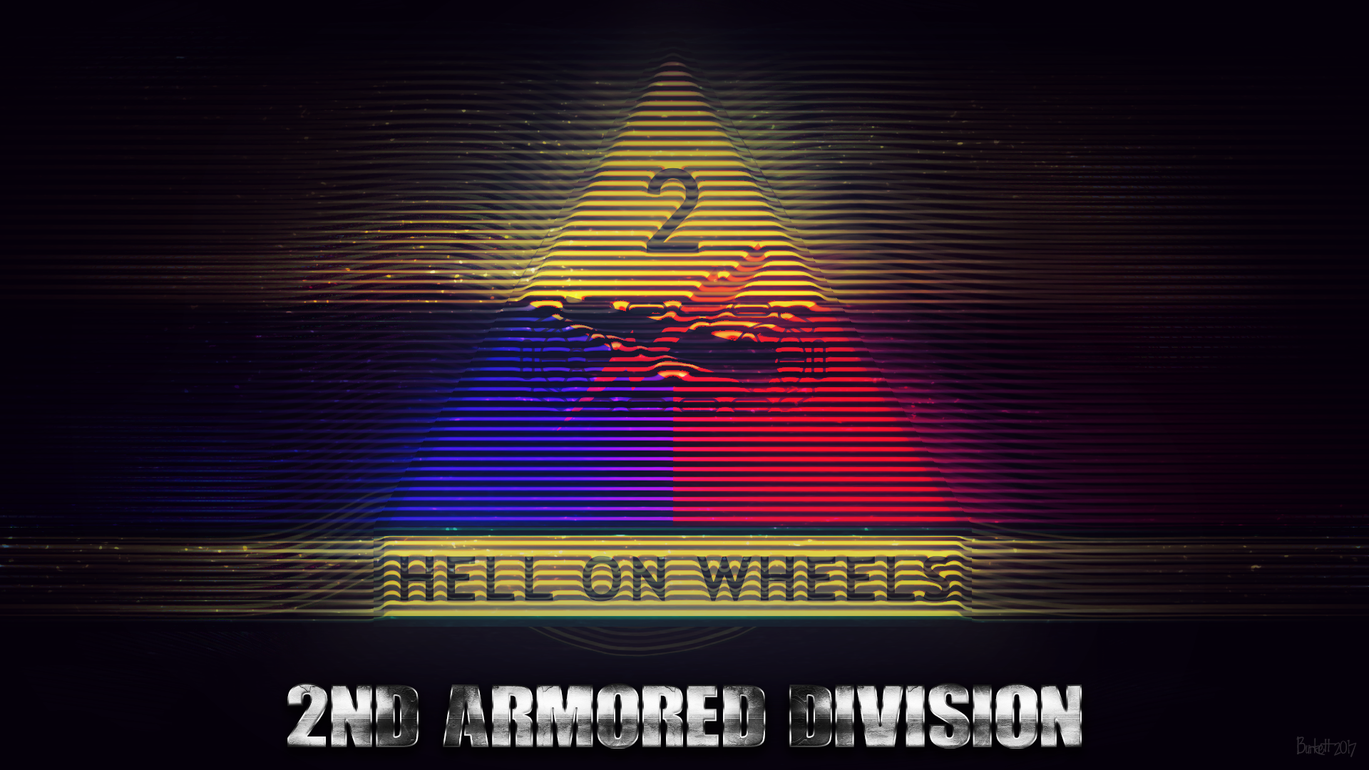 2nd Armored Division Art , HD Wallpaper & Backgrounds