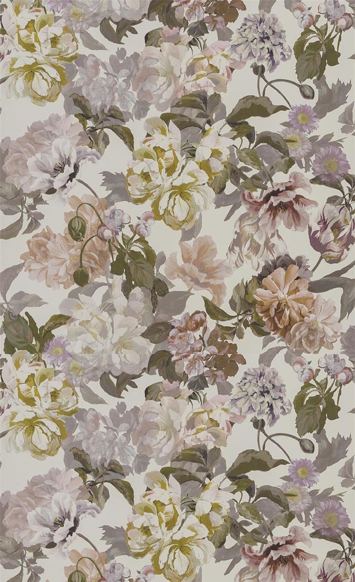 Delft Flower Wallpaper Designers Guild Linen Pdg1033/03 , HD Wallpaper & Backgrounds