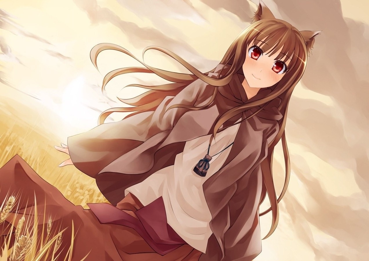 Spice And Wolf Holo Background , HD Wallpaper & Backgrounds