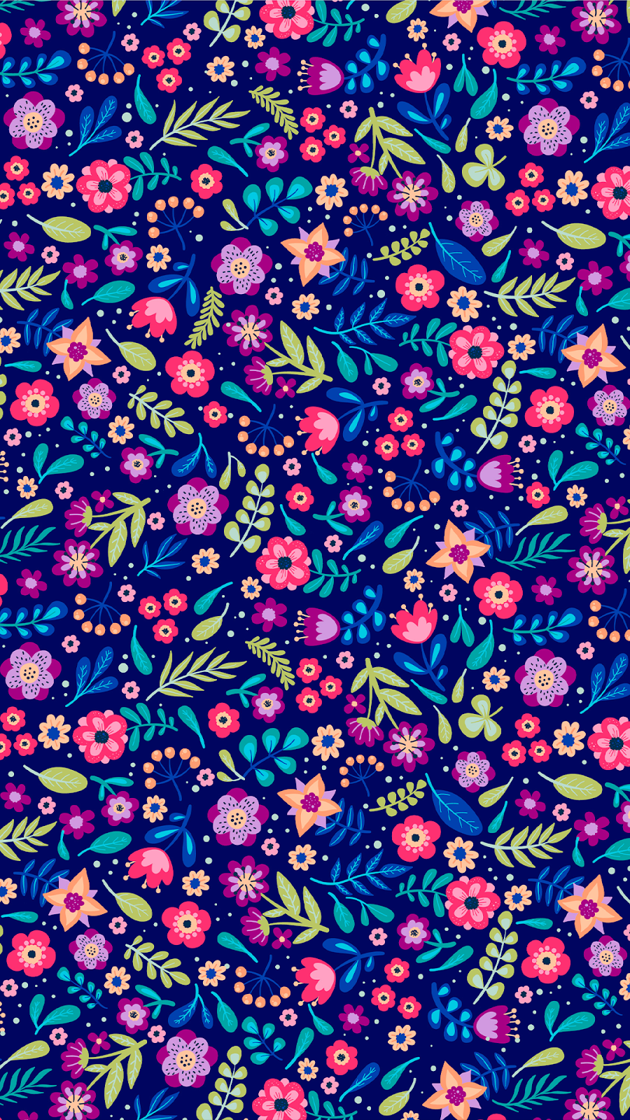 Flower Pattern Wallpaper - Motif , HD Wallpaper & Backgrounds