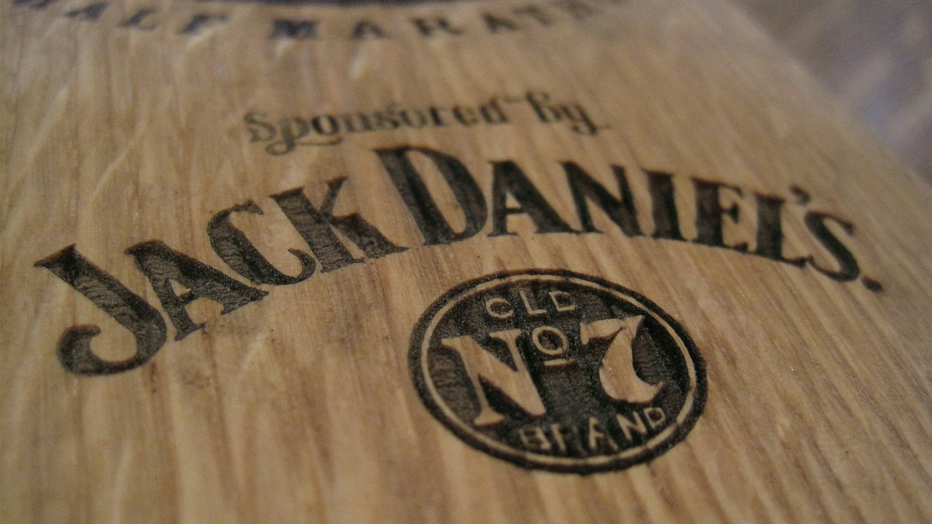 Wallpaper Jack Daniels Whiskey Wood Logo - Jack Daniels Logo , HD Wallpaper & Backgrounds