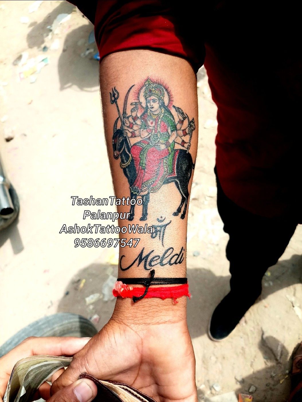 Meldi Maa Tattoo , HD Wallpaper & Backgrounds