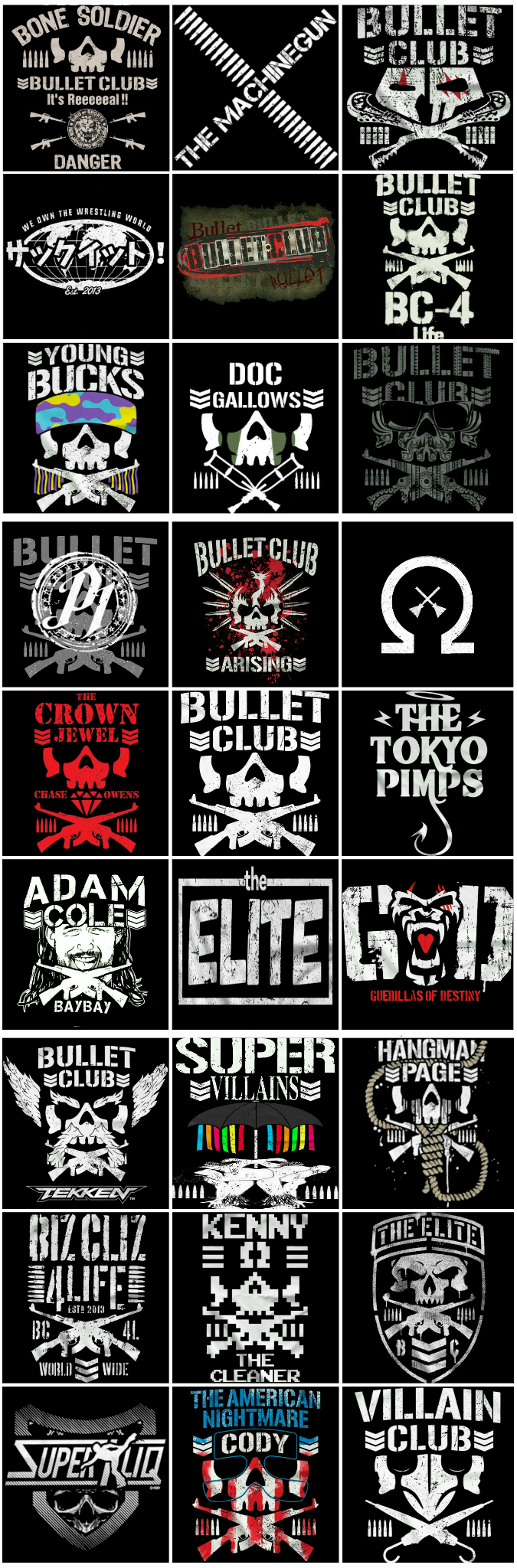 Bullet Club Members Logo , HD Wallpaper & Backgrounds