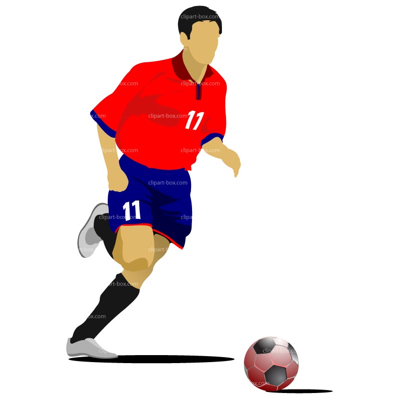 Soccer Player Clipart - Soccer Player Clipart Free , HD Wallpaper & Backgrounds