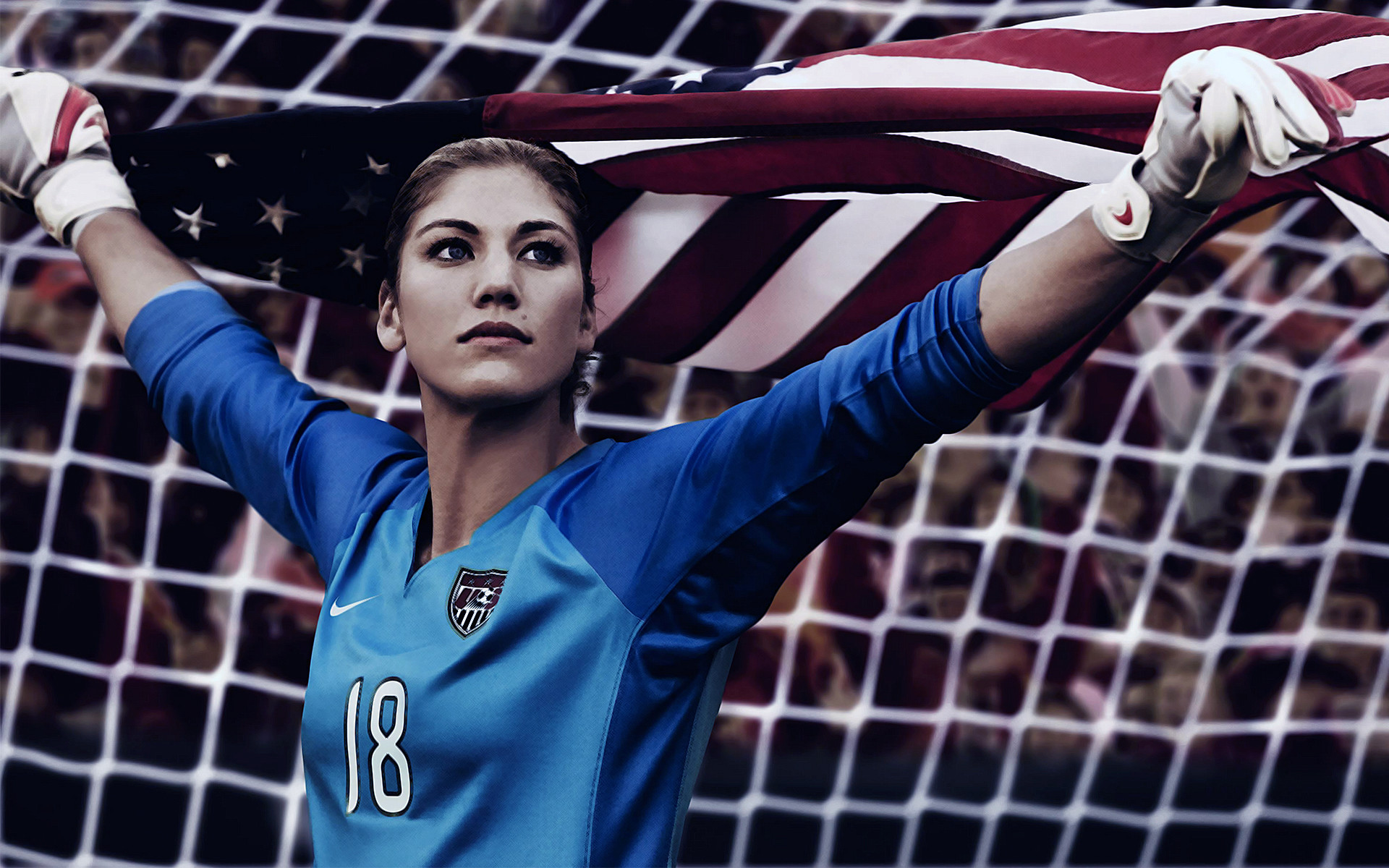 Hope Solo, American Soccer Player And Two Time Olympic - Usa Women's Famous Goalie , HD Wallpaper & Backgrounds