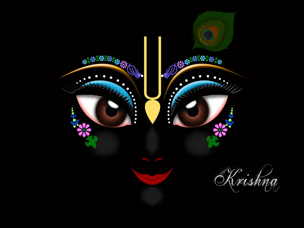 Black Wallpaper Hd Desktop 2 Background Wallpaper - Desktop Krishna Wallpapers Hd , HD Wallpaper & Backgrounds