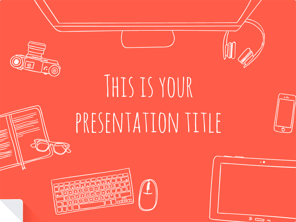 Template Presentation Red - Google Slide Title Page , HD Wallpaper & Backgrounds